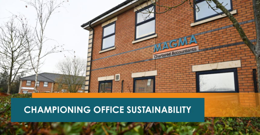 Magma chartered accountants in Rugby has used refurbished office furniture from Office Resale as part of its commitment to sustainable operations.